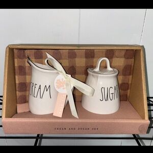 Rae Dunn Cream and Sugar Set